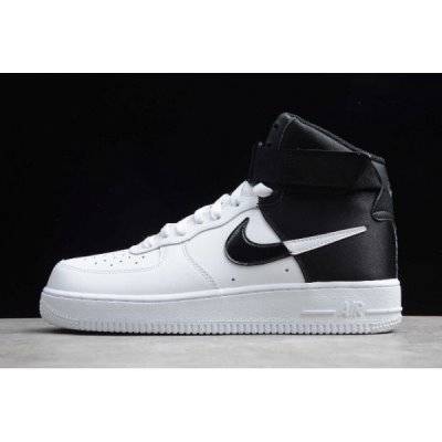 Nike Air Force 1 High Beyaz / Siyah Kaykay Ayakkabı Türkiye - N8UUXSPG